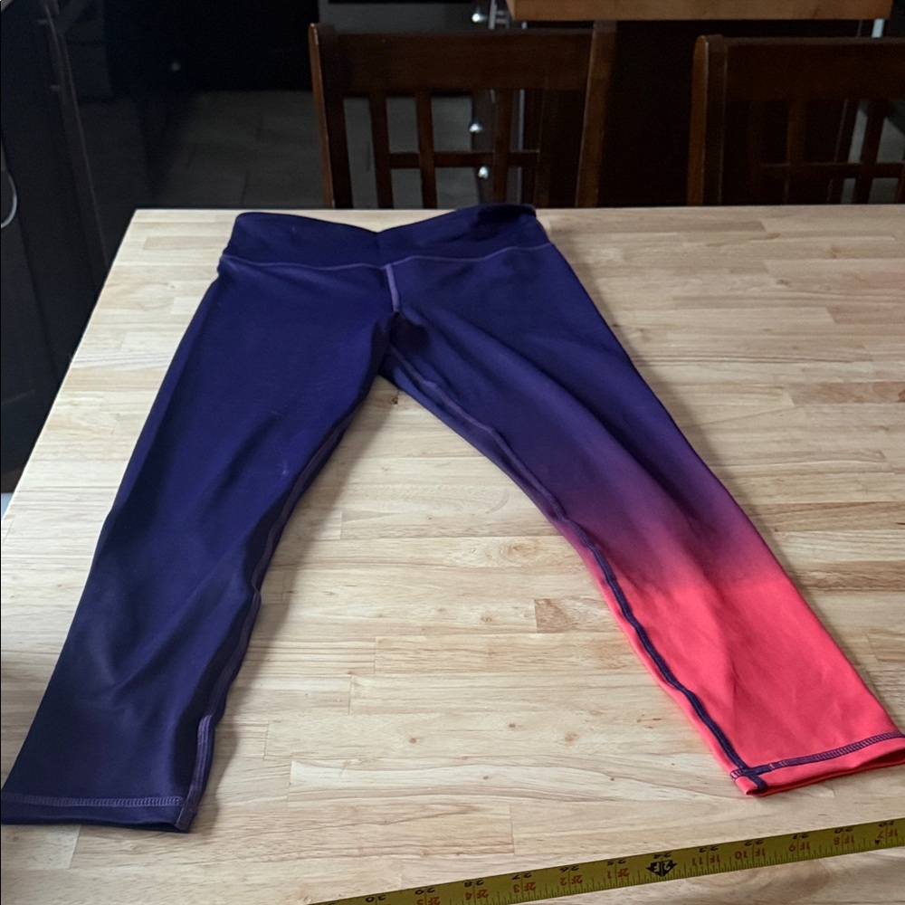 Zyia Gradient Leggings - Purple and Pink